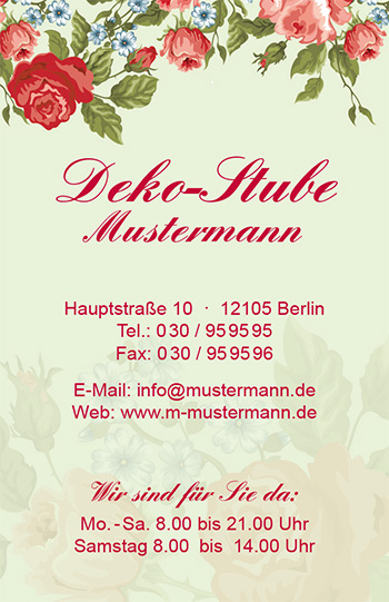 Visitenkarte "Sommerkleid" Visitenkarte "Sommerkleid"