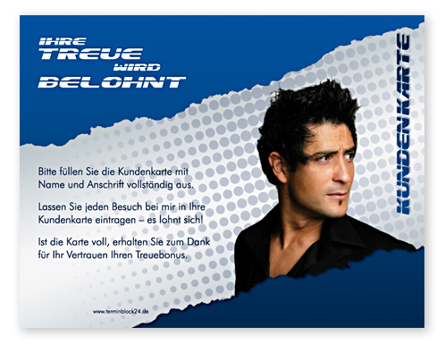 1206010171 Kundenkarte "men´s style" Kundenkarte "men´s style"