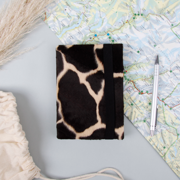 Notizbuch A6 mit Giraffenmuster Notizbuch A6 mit Giraffenmuster