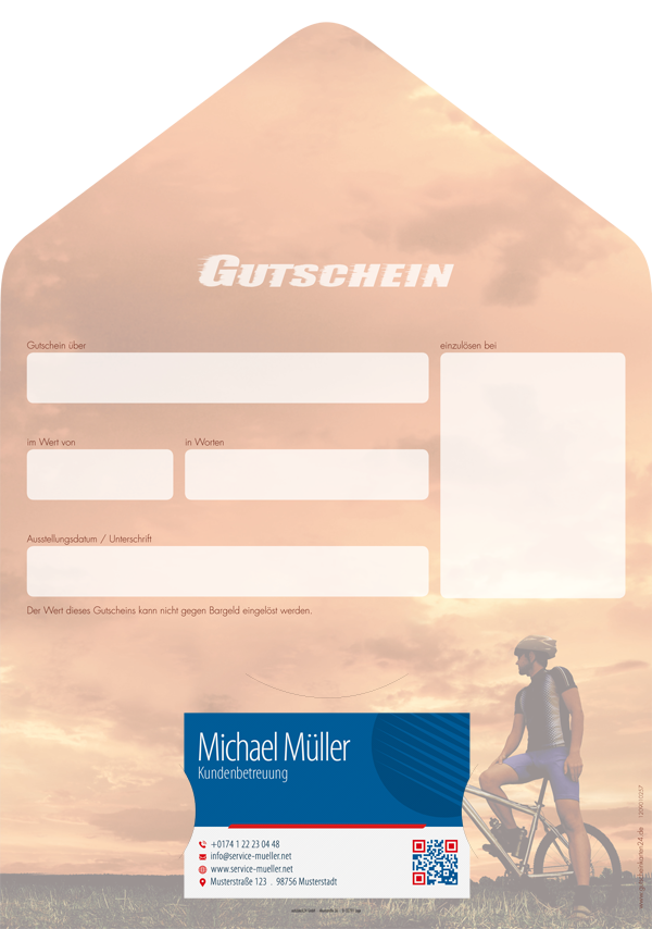 Gutscheinkarte Classic "sunset" Gutscheinkarte Classic "sunset"