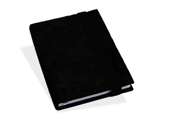 BIZBOOX® Spiegelsamt schwarz DIN A6 BIZBOOX® Spiegelsamt schwarz DIN A6