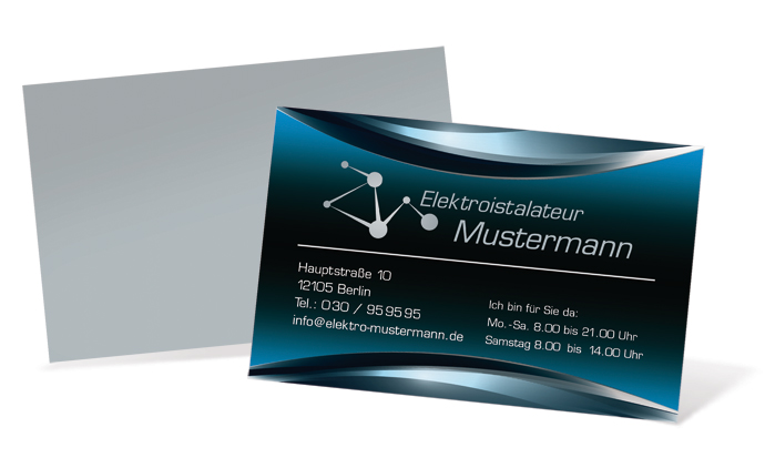 1212020293 Visitenkarte "shiny bend" Landscape Visitenkarte "shiny bend" Landscape