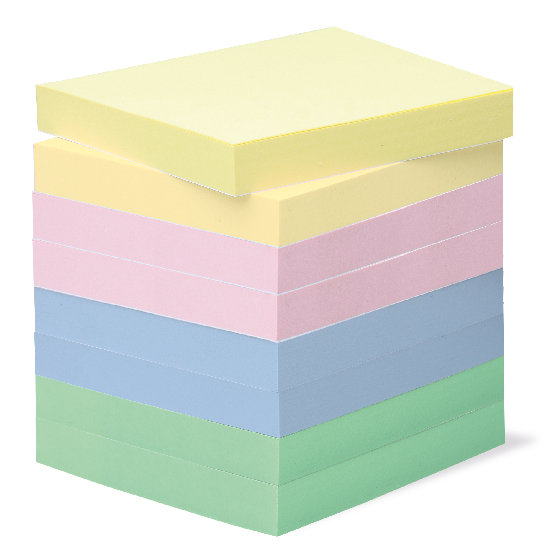BIZSTIX® Office Farb-Pack Pastell 75 x 75 mm