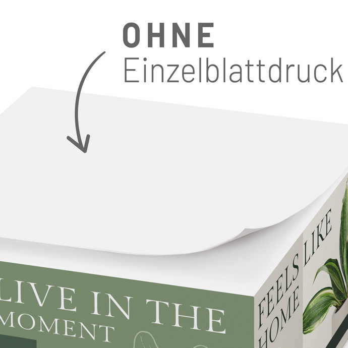 Notiz-Zettelklotz 10 x 10 x 5 cm im Digitaldruck auf Mini-Holzpalette Notiz-Zettelklotz 10 x 10 x 5 cm im Digitaldruck auf Mini-Holzpalette