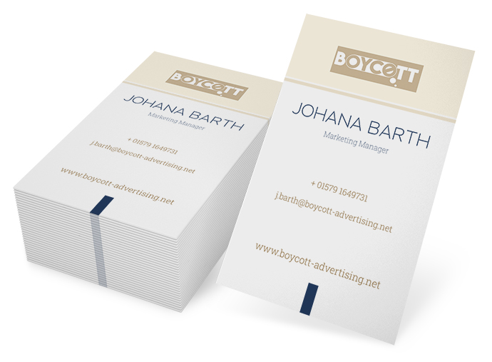 Visitenkarte Classic Hochformat Visitenkarte Classic Hochformat