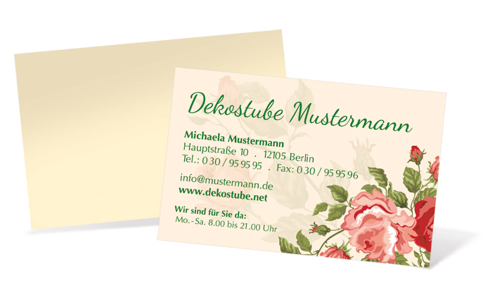 Visitenkarte "arctic rose" Landscape Visitenkarte "arctic rose" Landscape