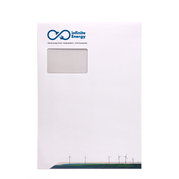 1307140000 Briefumschlag C4 mit Fenster Briefumschlag C4 mit Fenster