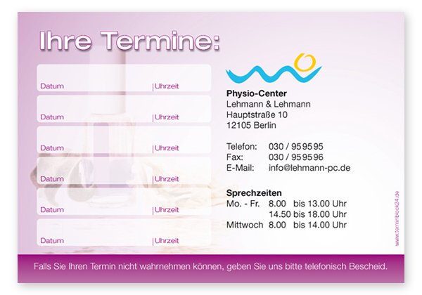 1214010609 Terminzettel "nail design" - 6 Temine Terminzettel "nail design" - 6 Temine